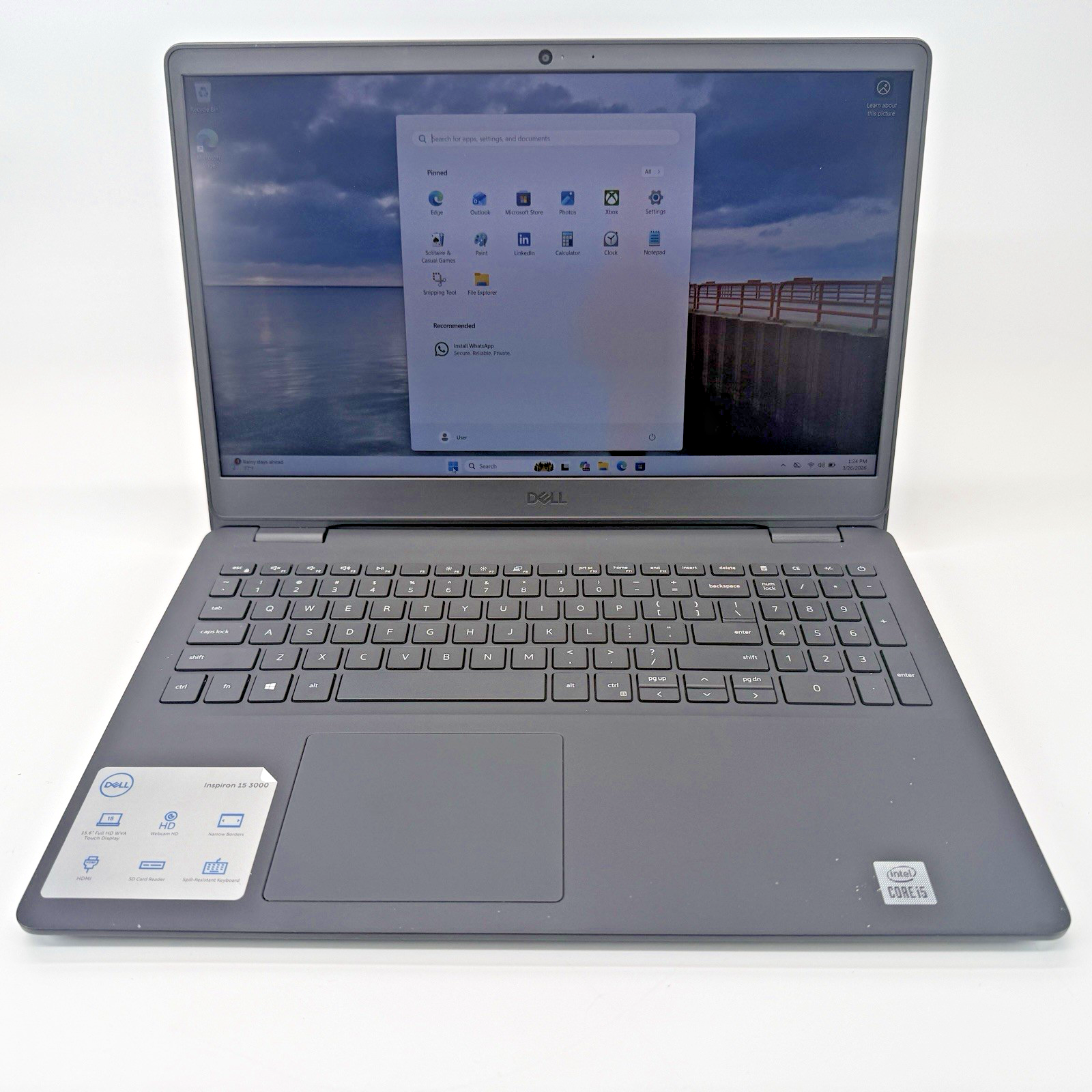 Dell Inspiron 3501 Intel i5-1035G1 1.0 GHz 16 GB RAM 256 GB SSD (NVMe) Win 11