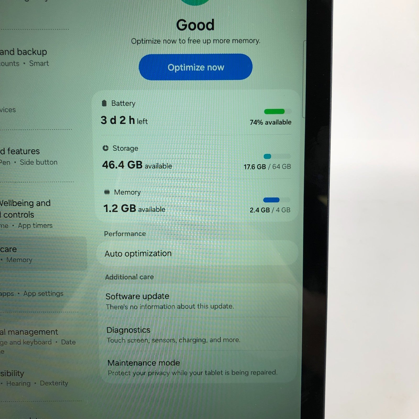 Samsung Galaxy Tab S6 Lite SM-P620 64 GB, Wi-Fi, 10.4 in