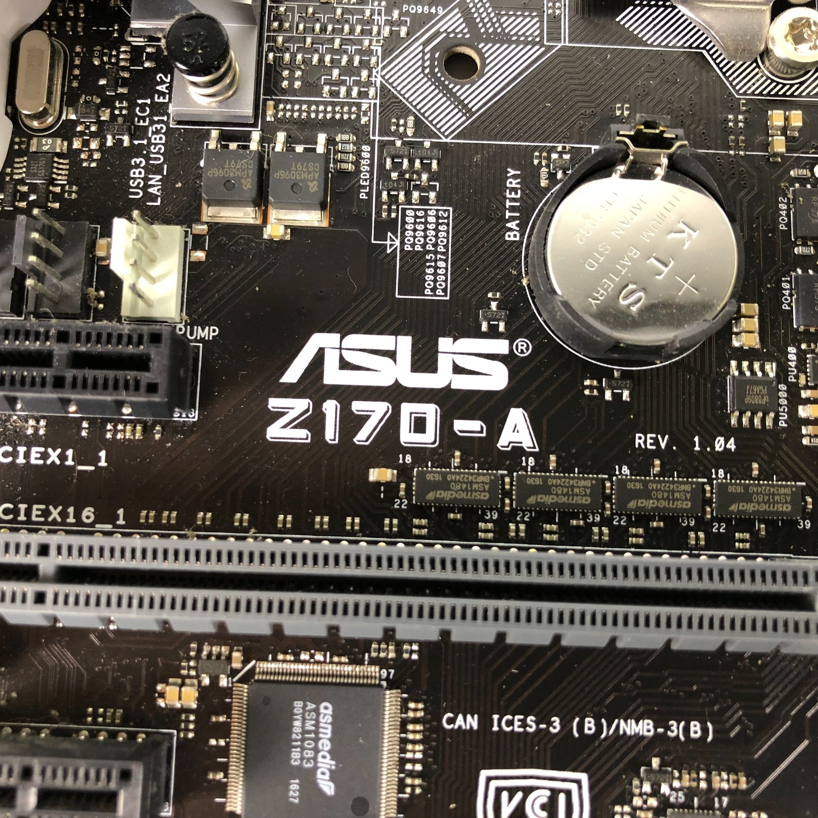 Asus Z170-A Motherboard + i5 6600K