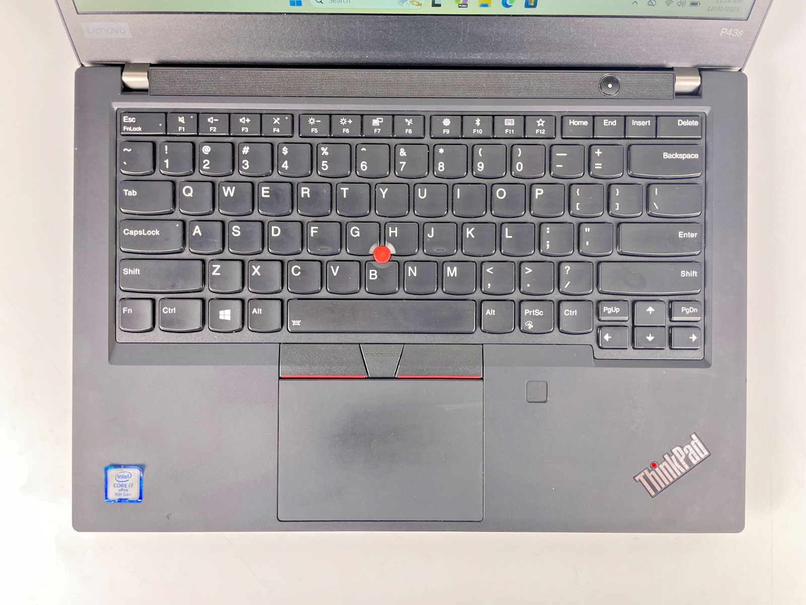 Lenovo ThinkPad P43s Intel i7-8665u-1.9GHz 24GB ram 256GB SSD Windows 11