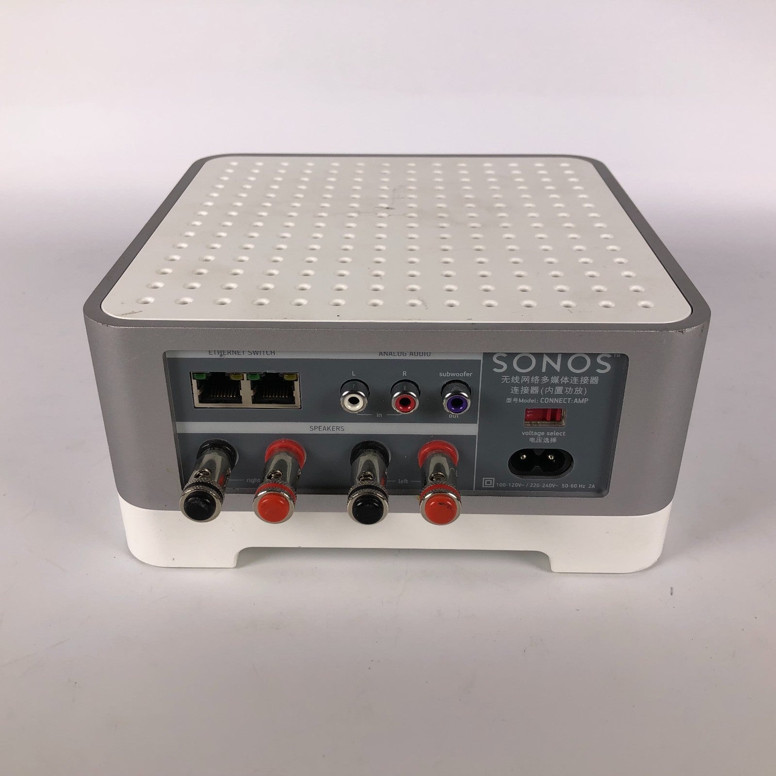 Sonos Connect:Amp Digital Media Streamer - White - S1 ONLY, WORKS WITH S1 APP