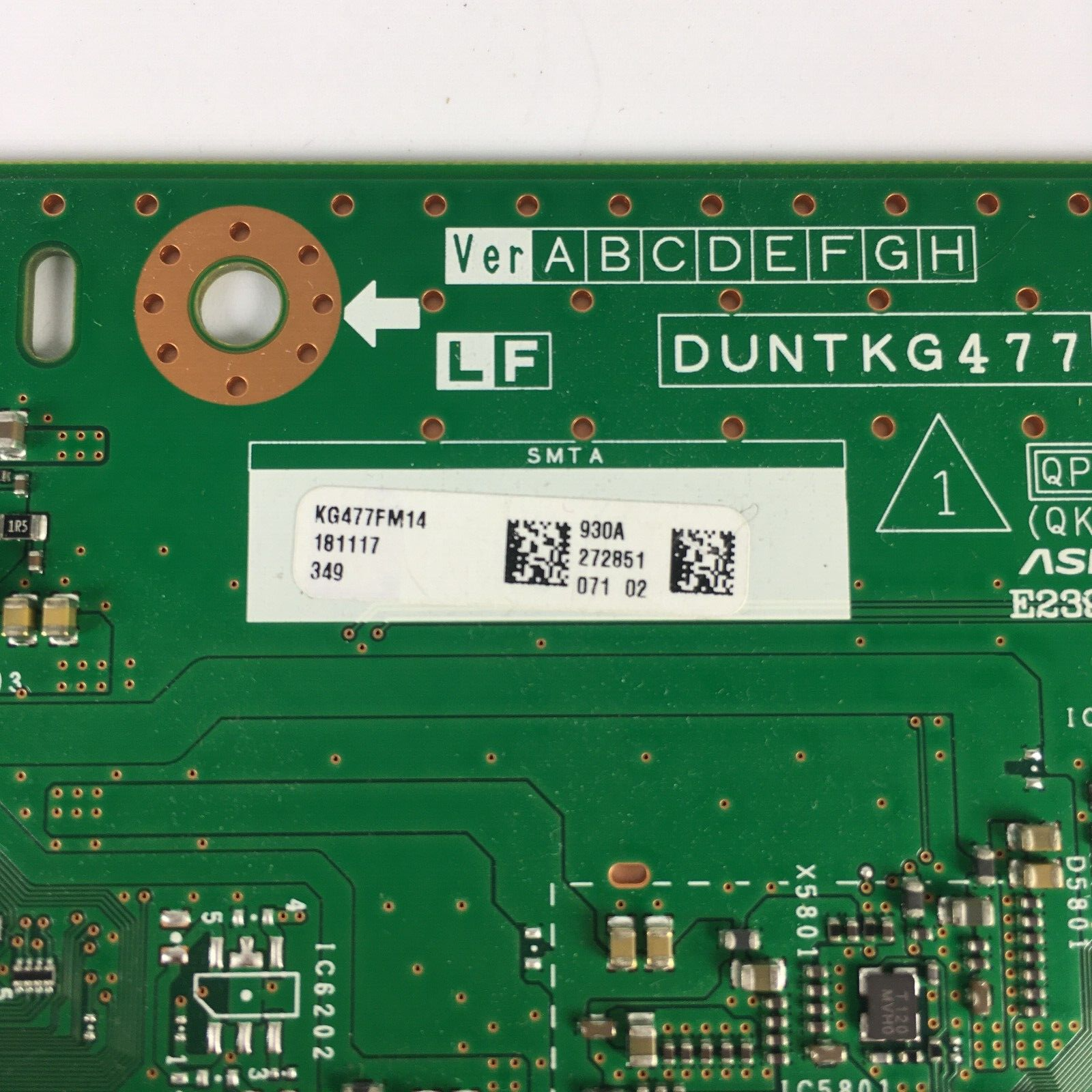 Sharp DUNTKG477 Sharp T-Con Board qpwbxg477wjzz