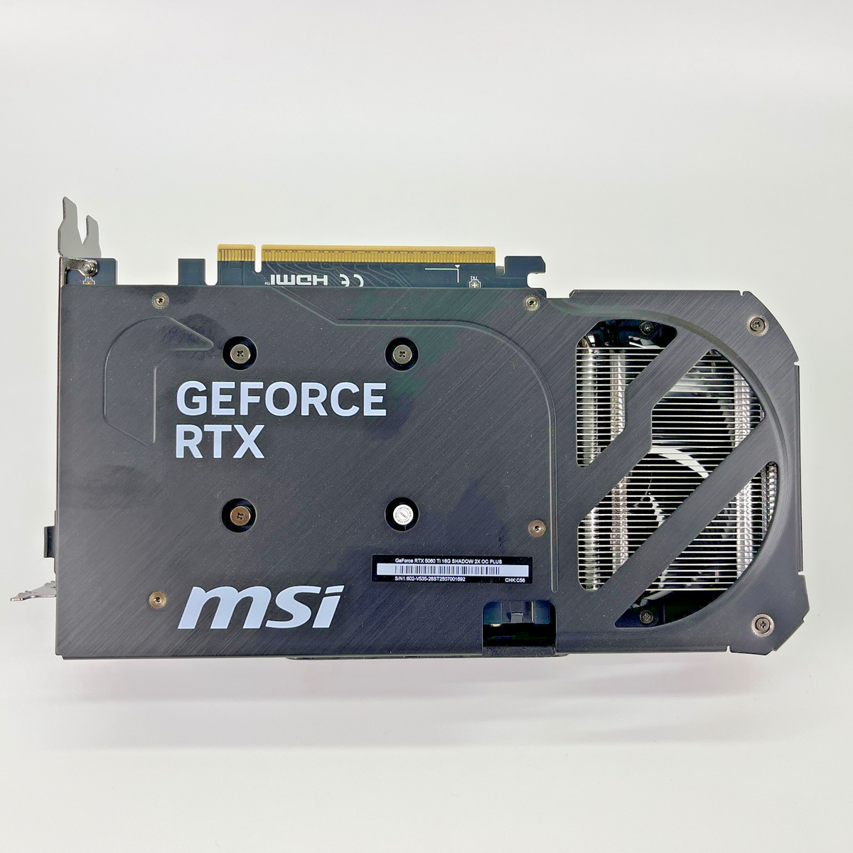 MSI GeForce RTX 5060 Ti Shadow 2X OC PLUS 16GB