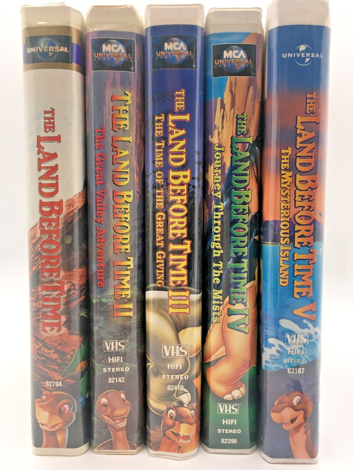 Land Before Time VHS Collection 1-5