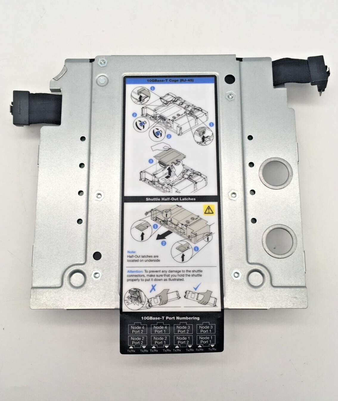 Lenovo 00MW539 ThinkSystem D2 10GB 8-Port EIOM Base-T Ethernet I/O Module