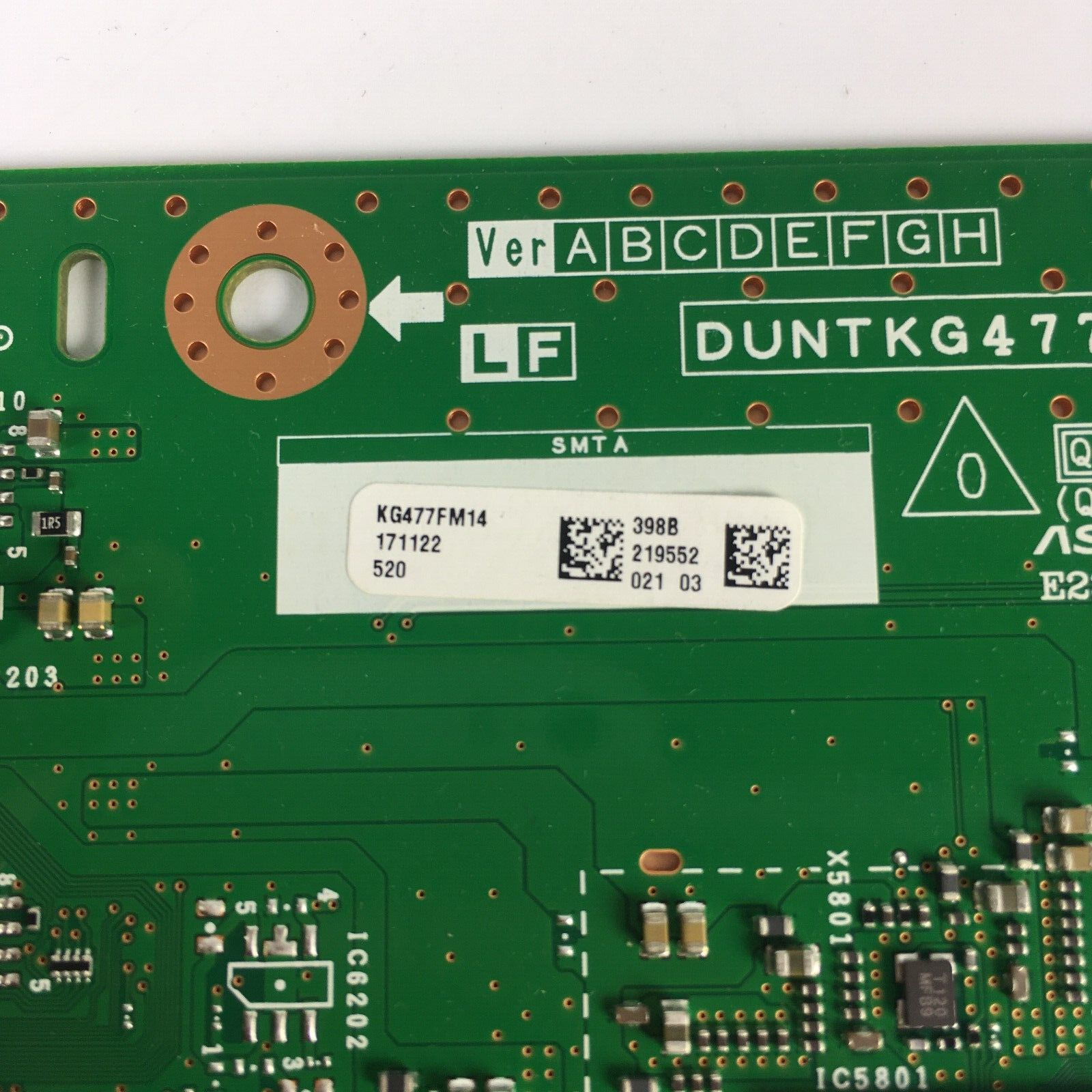 Sharp DUNTKG477 Sharp T-Con Board qpwbxg477wjzz