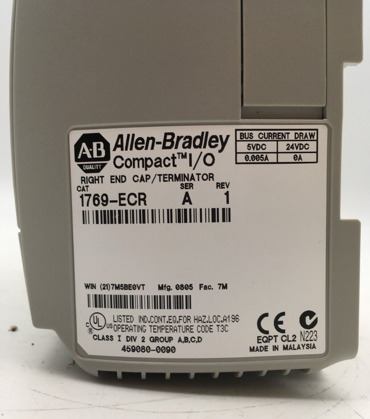 Allen Bradly 24BWA ---- 1769-ECR ---- 1764-LRP