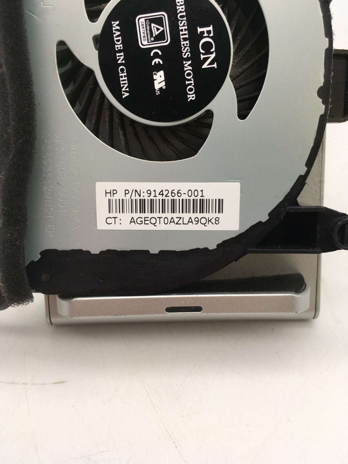 HP EliteDesk ProDesk 400 600 800 G3 Mini CPU Heatsink Cooling Fan 914266-001