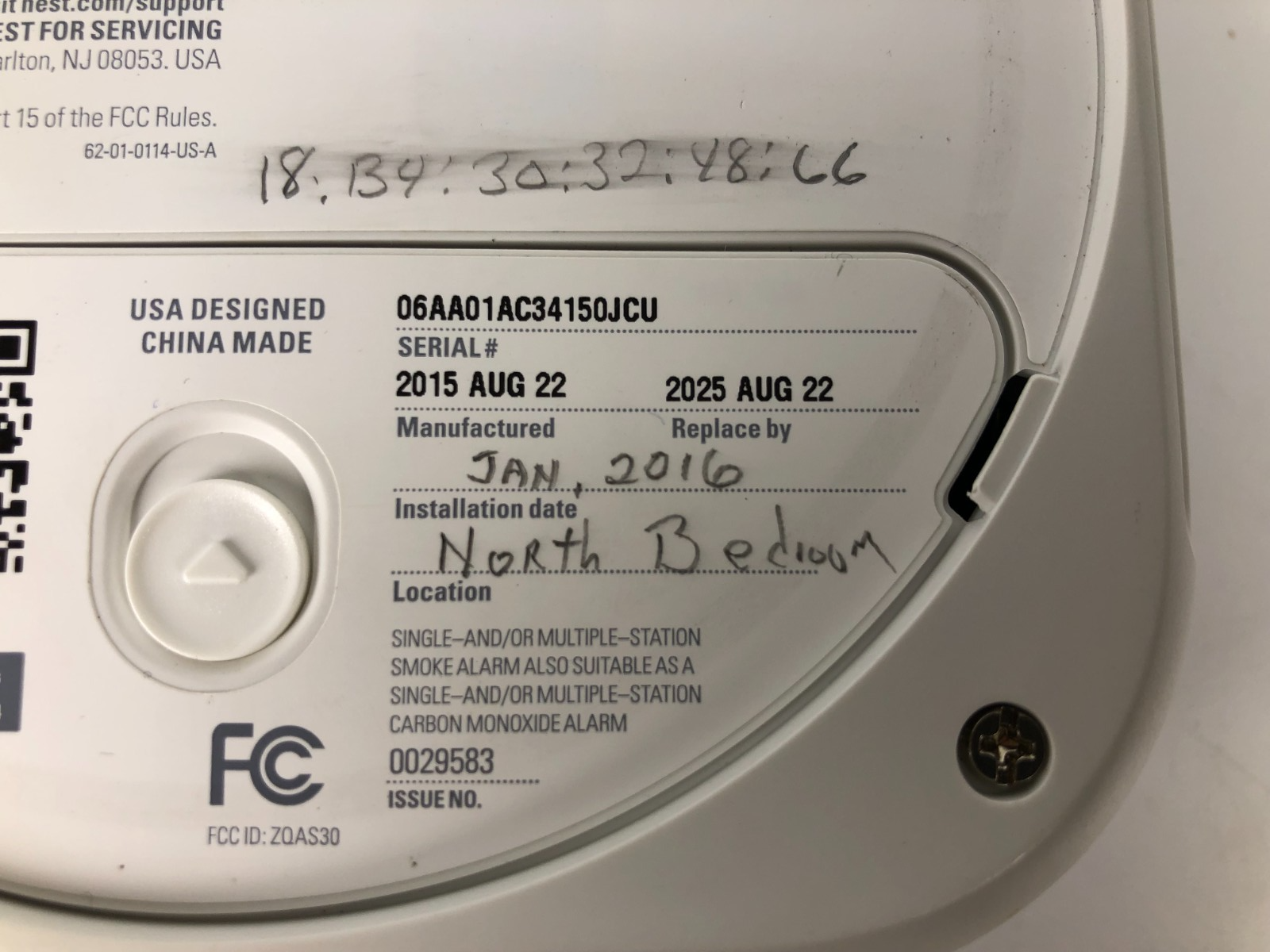 Expired Nest Protect Smoke & CO Alarm 06A (AUG 2025) AS IS