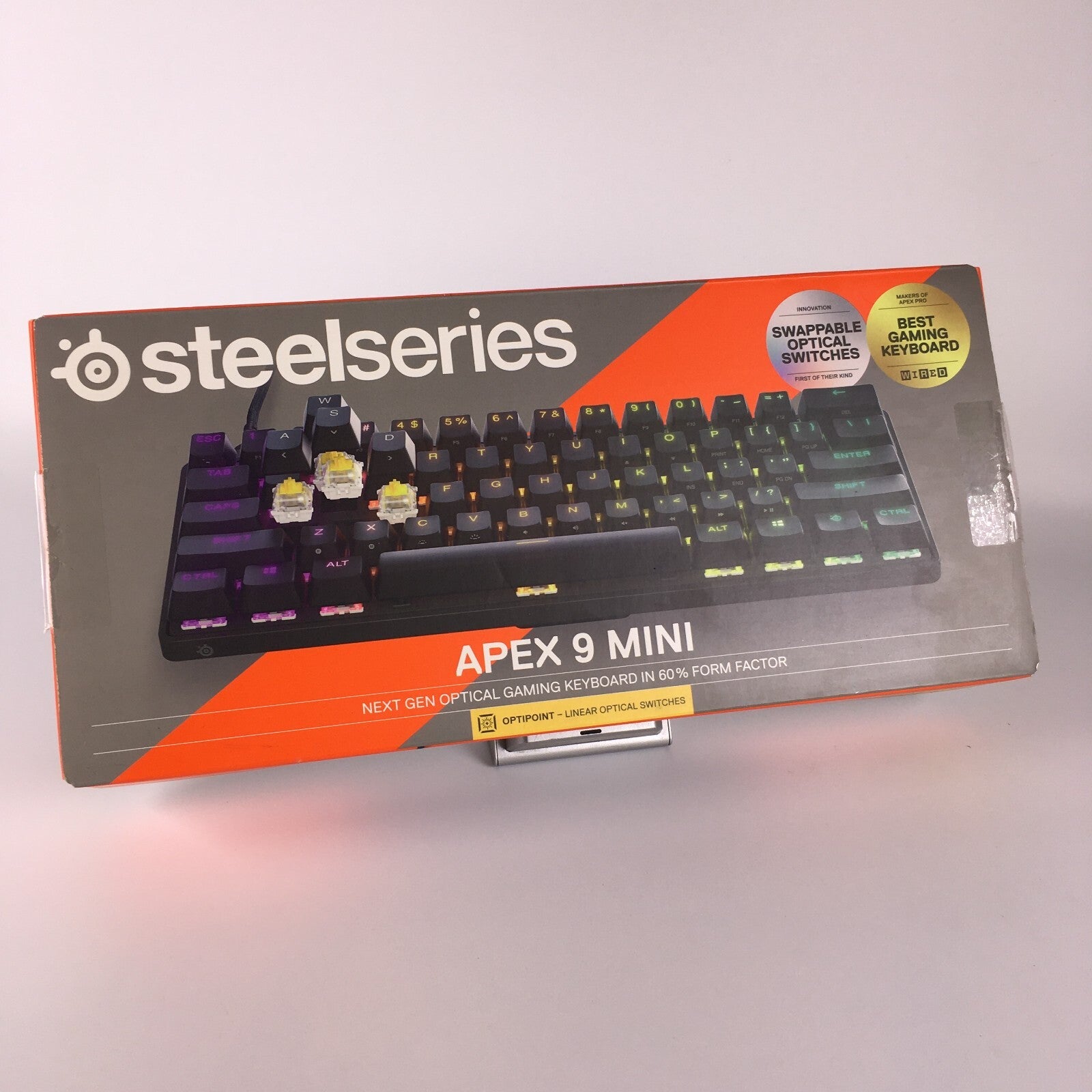 SteelSeries New Apex 9 Mini – HotSwap Optical Mini Keyboard