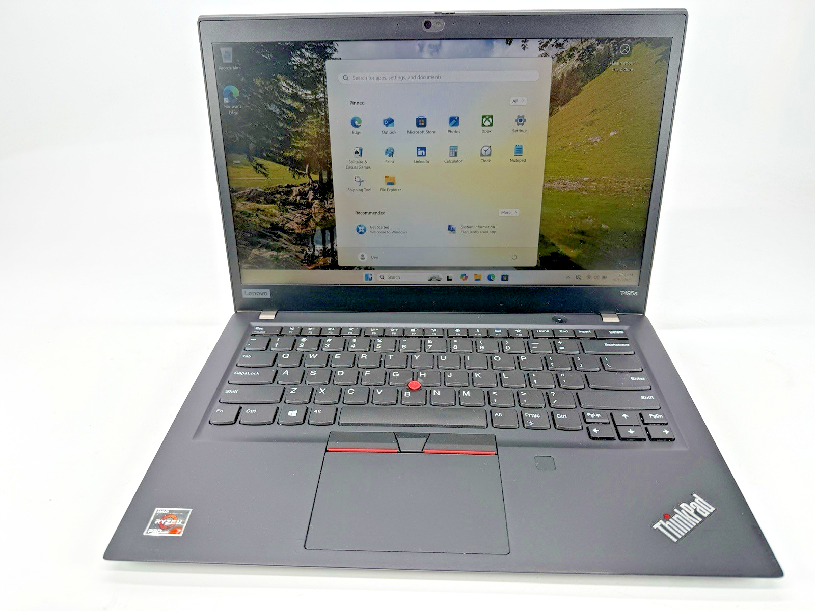 Lenovo ThinkPad T495s AMD Ryzen 7 Pro 3700u 2.30 GHz 8 GB RAM 256 GB SSD Win 11