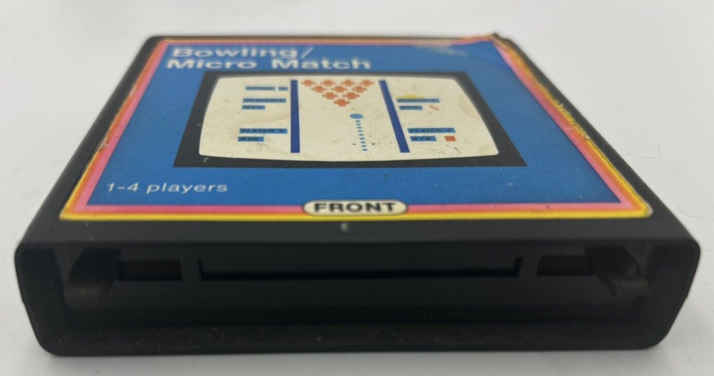 Bowling/Micro Match Game Cartridge For The APF MP1000 Video Game MG1004.