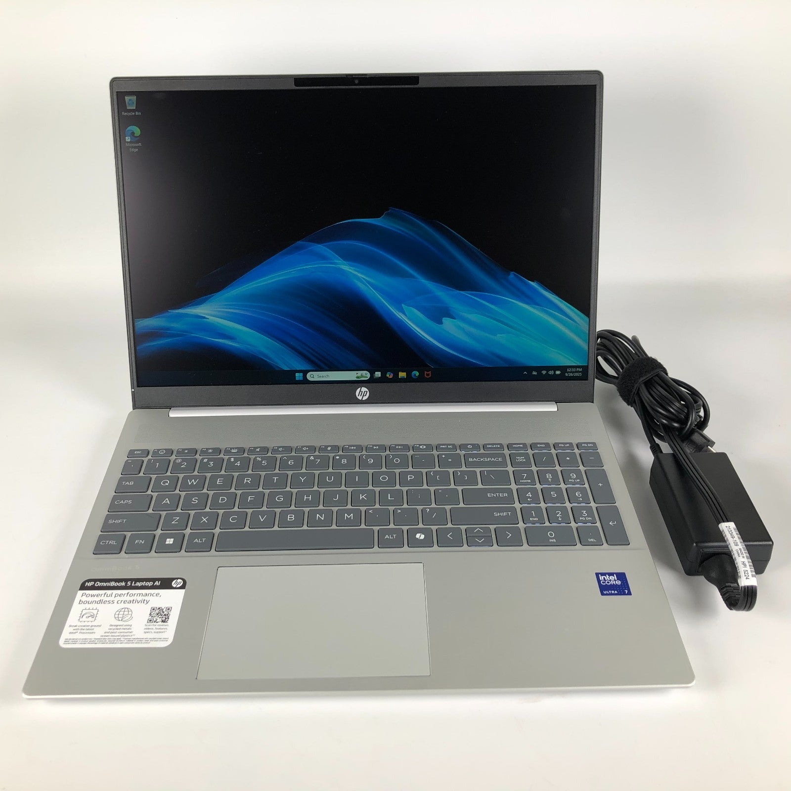HP OmniBook 5 16-af107wm Intel Ultra 7-255u 2GHz 16GB Ram 1TB NVME Windows 11