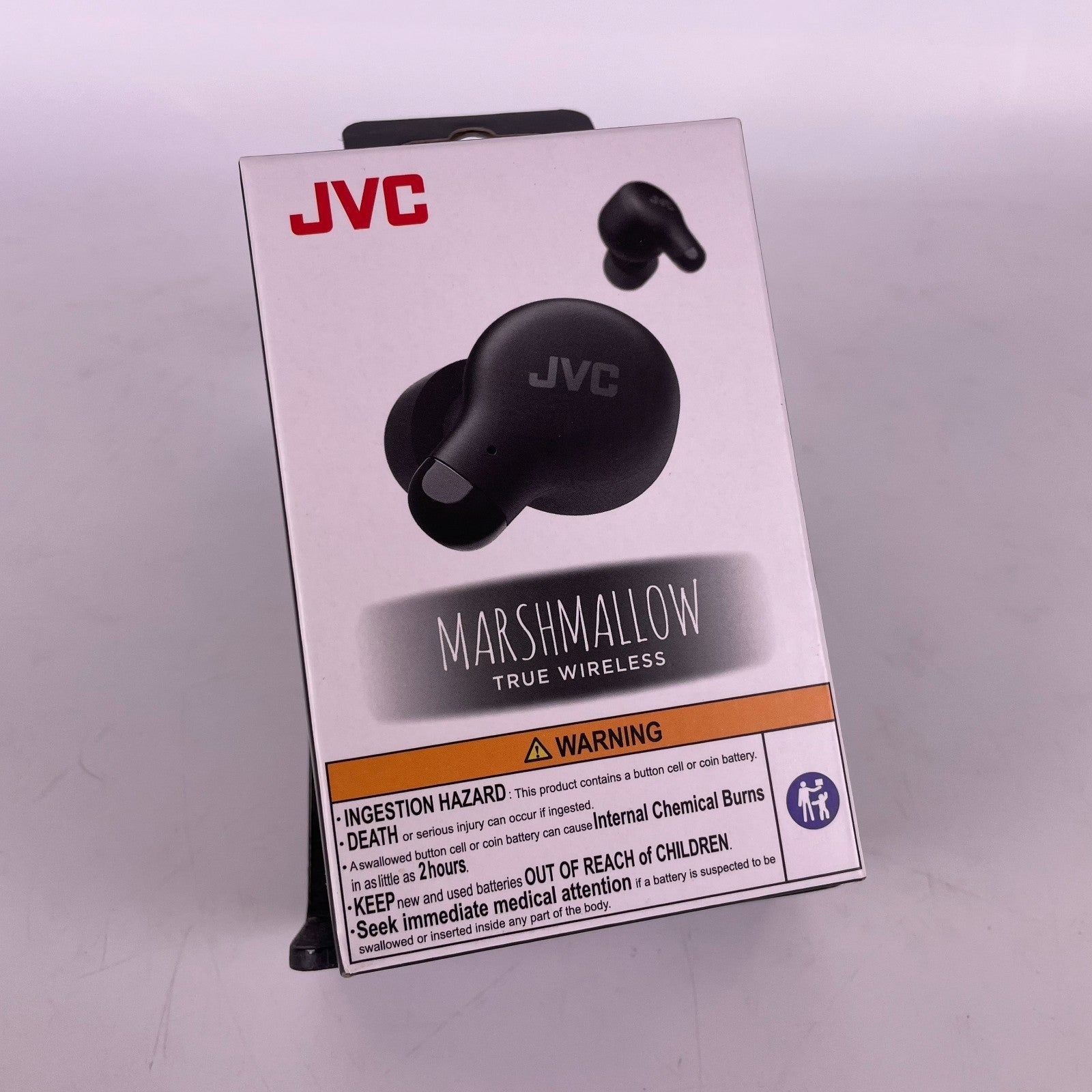 JVC HA-A18T Marshmallow True Wireless Headphones Black NEW!