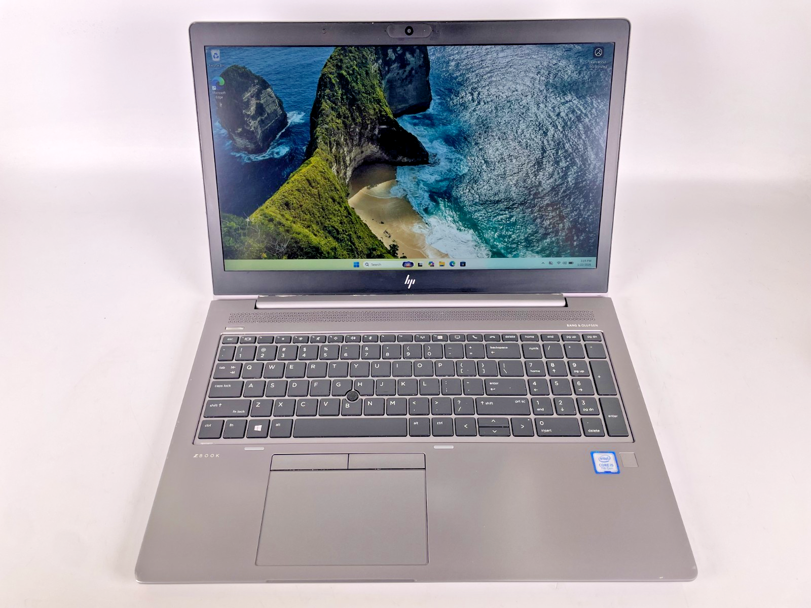 HP Zbook 15u G5 Intel i5 7200u 2.5GHz 16GB Ram 256GB NVME Windows 11