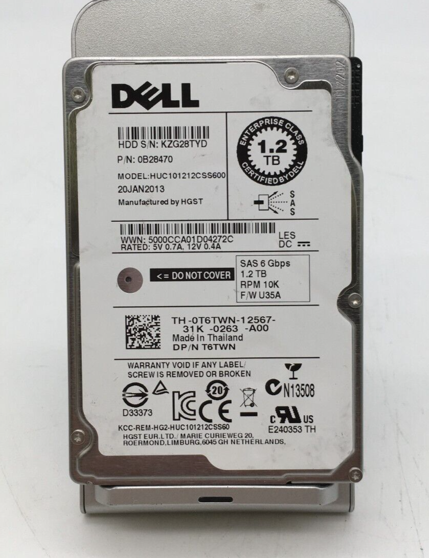 Dell 8JRN4 900GB ST9900805SS 08JRN4 10K SAS 2.5″ SAS HDD Hard Drive