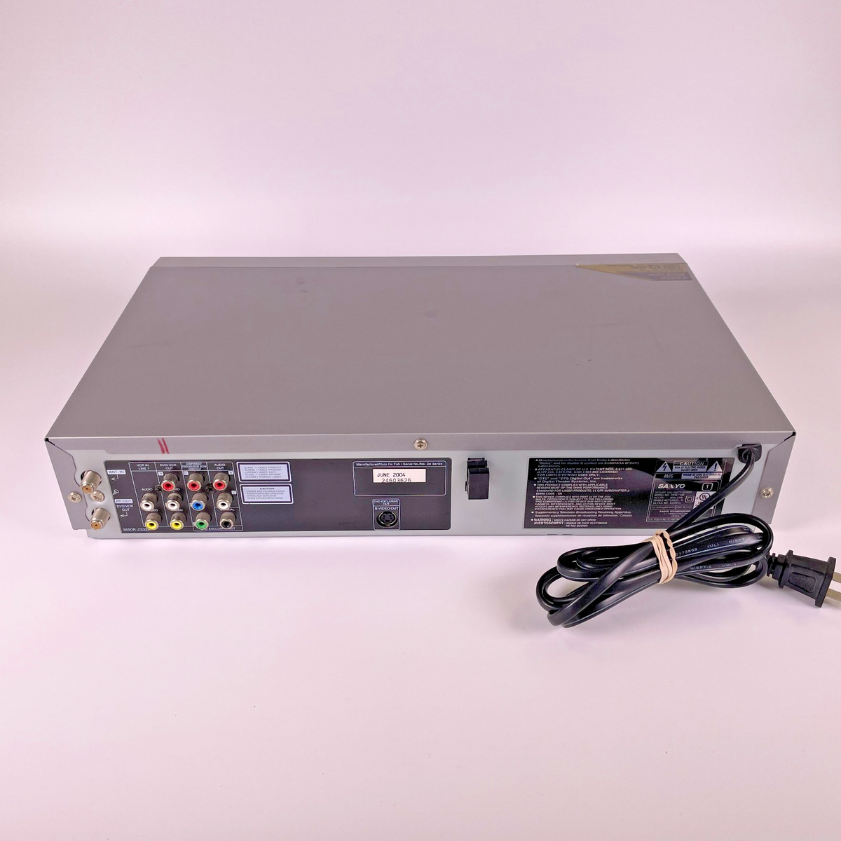 Sanyo DVW-7100 DVD 4 Head VCR Combo Player VHS Recorder No Remote
