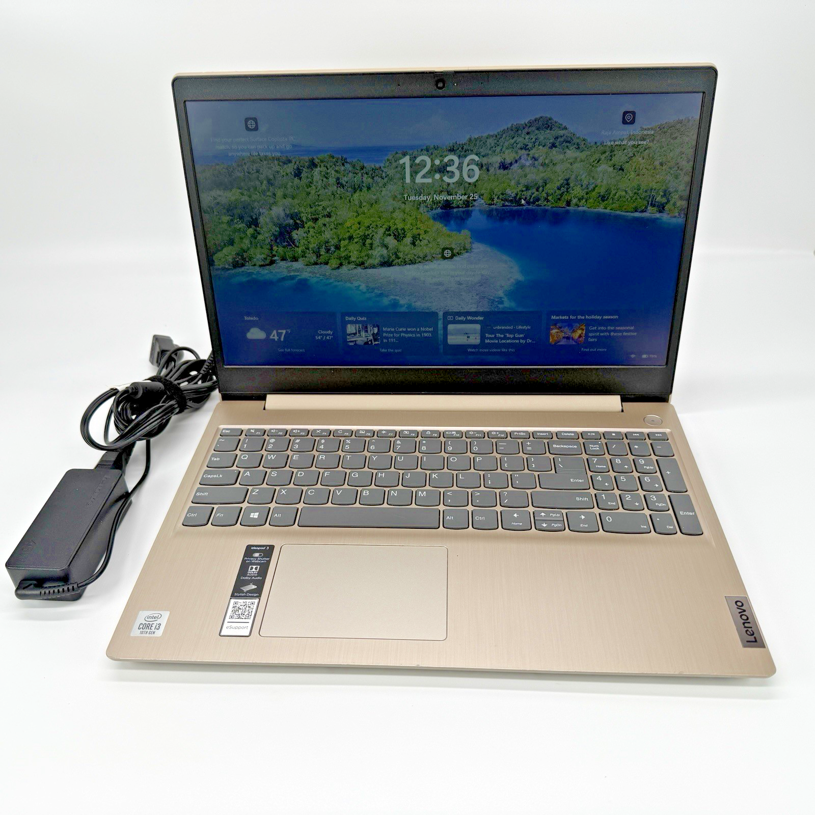 Lenovo IdeaPad 3 15IIL05 Intel i5-1005G1 1.20 GHz 8 GB RAM 256 GB SSD (NVMe)